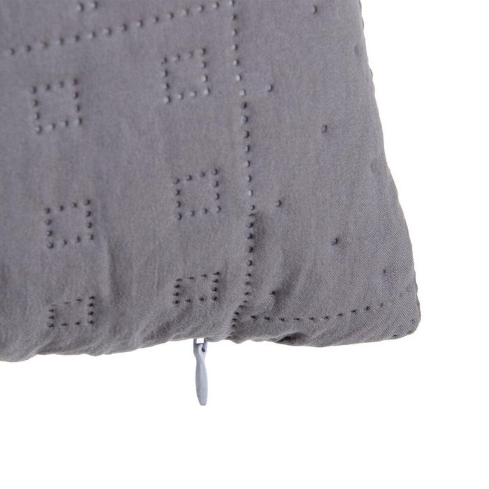 Cojín Gris 60 x 60 cm Cuadrado 2 Cojín Gris 60 x 60 cm Cuadrado 2