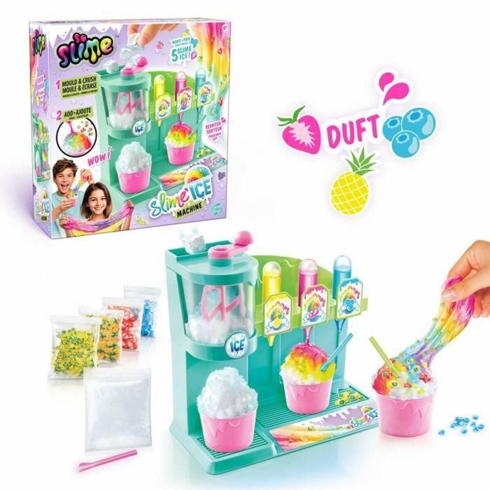 Canal Toys - SO SLIME DIY - Máquina de hielo Slime - Con 1 máquina, 3 tintes perfumados, accesorios y adornos - SSC 310