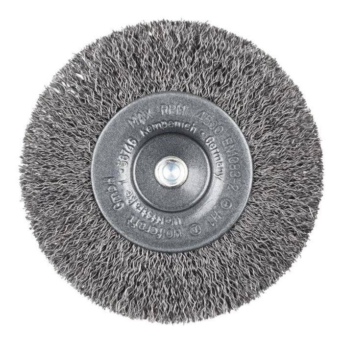 Cepillo de disco de alambre de acero ø100 x 16 mm 1 Cepillo de disco de alambre de acero ø100 x 16 mm 1