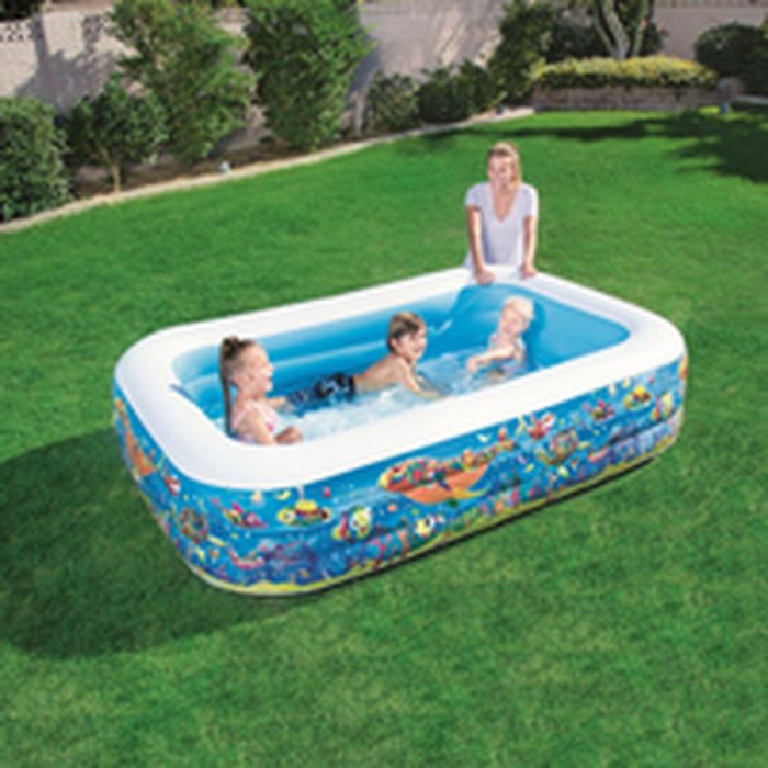 Bestway Piscina Hinchable 3 Camaras Floral 229x152x56 cm +6 Años Jardin 54120 14 Bestway Piscina Hinchable 3 Camaras Floral 229x152x56 cm +6 Años Jardin 54120 14