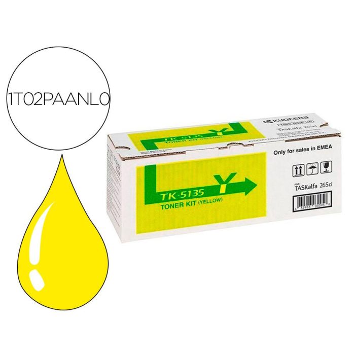 Kyocera-Mita Taskalfa 265Ci Tóner Amarillo Tk 5135 Y