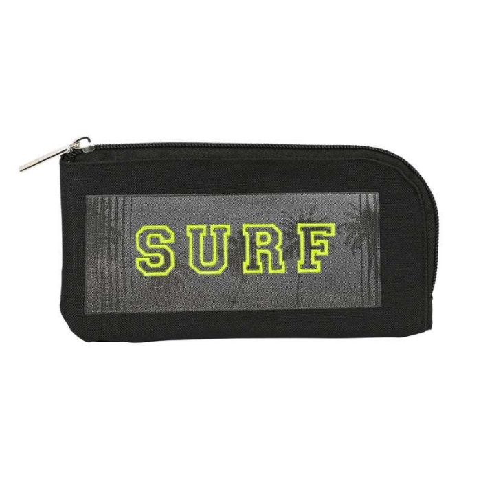 Estuche Escolar Safta Surf Negro (23 x 11 x 1 cm) 2 Estuche Escolar Safta Surf Negro (23 x 11 x 1 cm) 2