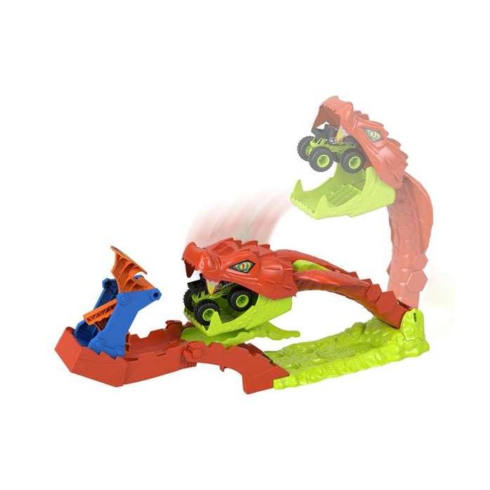 Pista hot wheels monster trucks mordedura de serpiente 31x36x9 cm 2 Pista hot wheels monster trucks mordedura de serpiente 31x36x9 cm 2