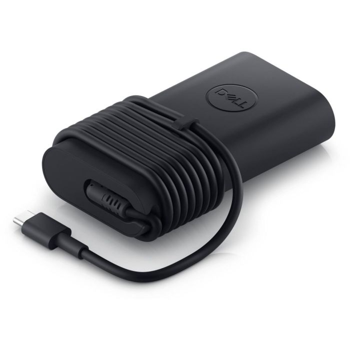 Dell Adaptador USB-C GaN Ultra Delgado 100W con Cable de Alimentación, Versión Europea, 1 Año de Garantía 1