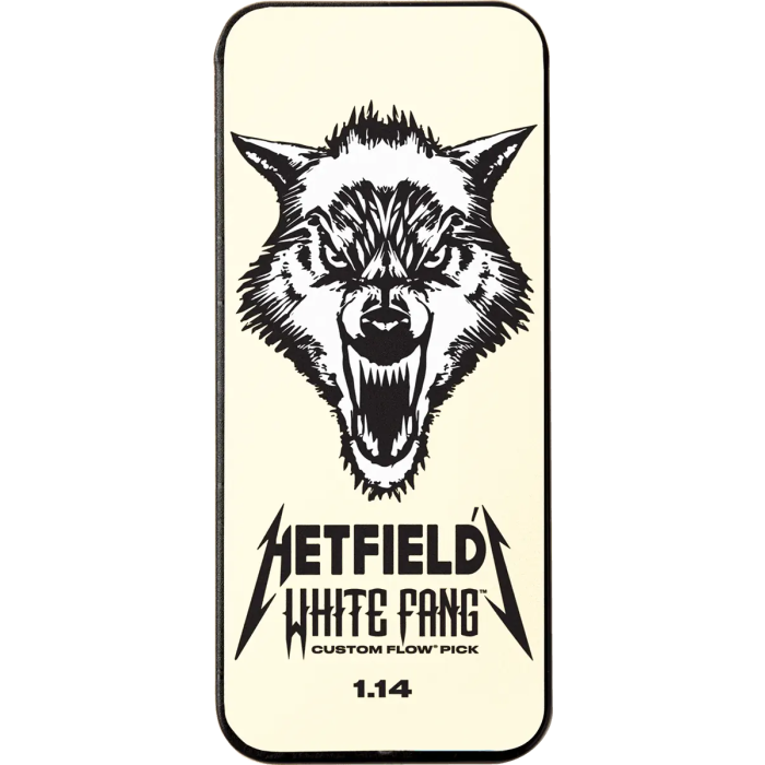 DUNLOP Púas James Hetfield White Fang Caja De 6 Unidades 1,4Mm 1