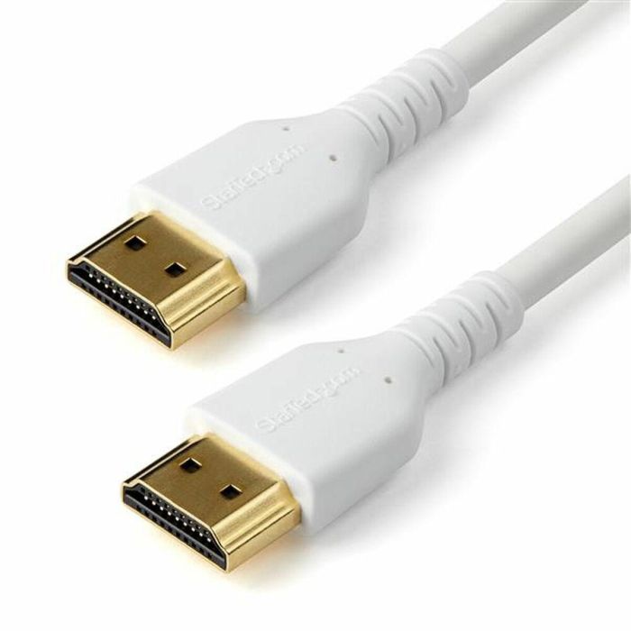 Cable HDMI Startech RHDMM2MPW 4K Ultra HD Blanco (2 m) 3 Cable HDMI Startech RHDMM2MPW 4K Ultra HD Blanco (2 m) 3