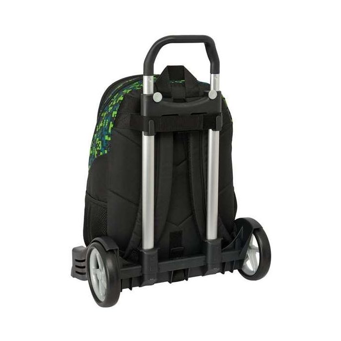 Safta Mod. 665 Mochila Con Carro Evolution Minecraft Tnt 440x320x160 mm 1