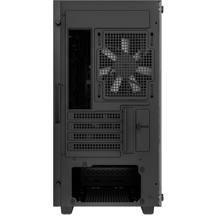 DeepCool CC360 ARGB Mini Tower PC Negro, compatible micro ATX/Mini-ITX con ventana lateral y filtro anti-polvo 2