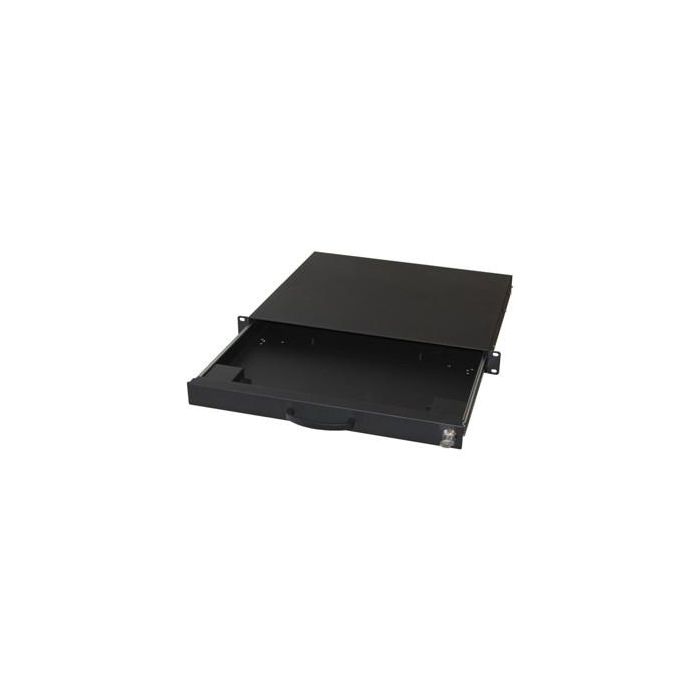 EQUIP Tastatureinschub Cerradura Extraíble 1U Negro