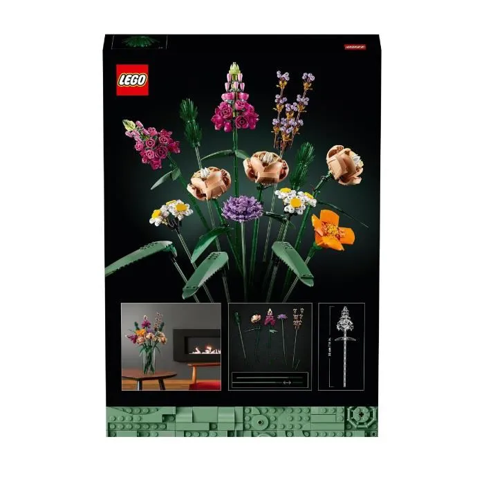 LEGO Creator Expert Ramo de Flores 10280 - Juego de Construcción Botánico, 756 Piezas 4