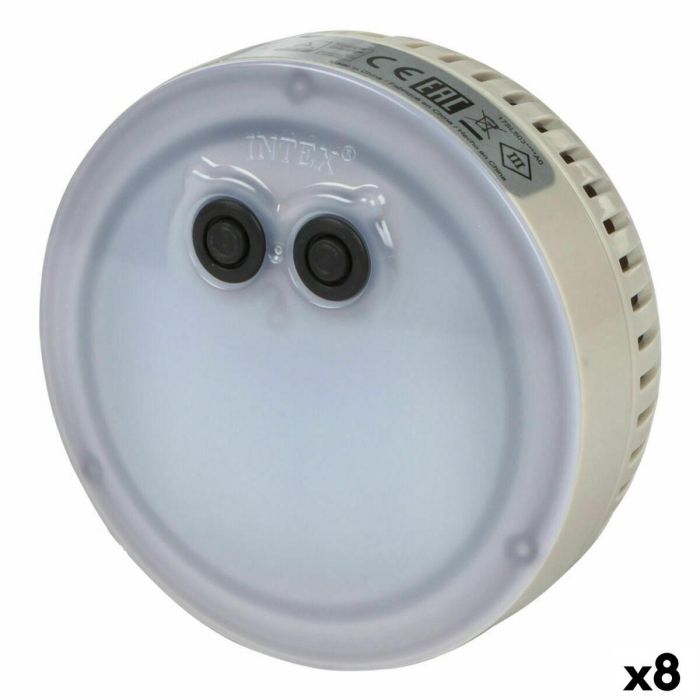 Luz de piscina Intex 28503 12 x 12 x 6,5 cm Multicolor (8 Unidades) Luz de piscina Intex 28503 12 x 12 x 6,5 cm Multicolor (8 Unidades)
