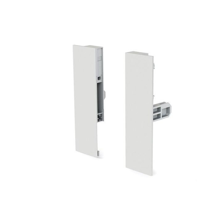 Herrajes Alk Juego Fijación Frontal Qube H90 H120 H185 Acabado Blanco Altura H90 2 Herrajes Alk Juego Fijación Frontal Qube H90 H120 H185 Acabado Blanco Altura H90 2