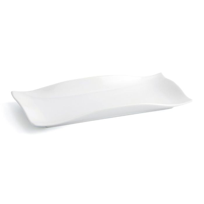 Plato Bocata Porcelana Gastro Fun Quid 29,5x11x3 cm (6 Unidades)