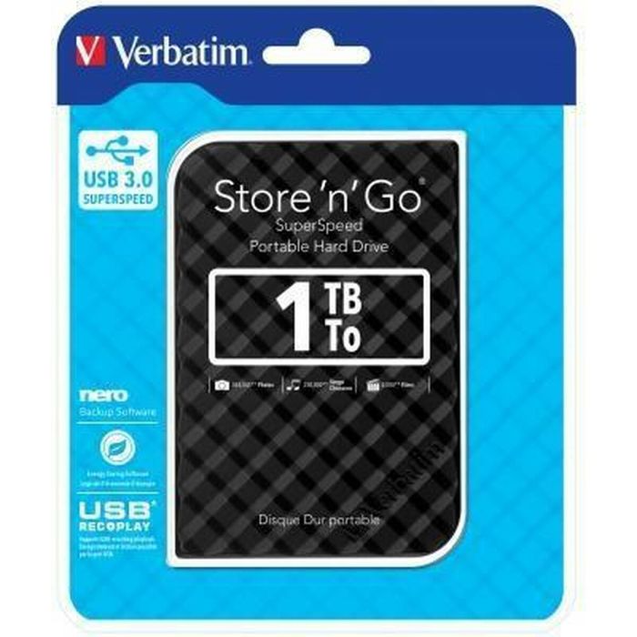 Disco Duro Externo Verbatim Store n Go 1 TB 1