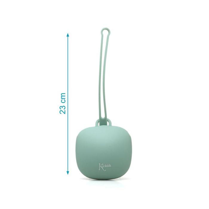 KioKids Guardachupetes Portachupetes de Silicona con Lazo, Higiénico y Seguro para Transportar 1 Chupete Bebé +0 Meses Sage 2 KioKids Guardachupetes Portachupetes de Silicona con Lazo, Higiénico y Seguro para Transportar 1 Chupete Bebé +0 Meses Sage 2