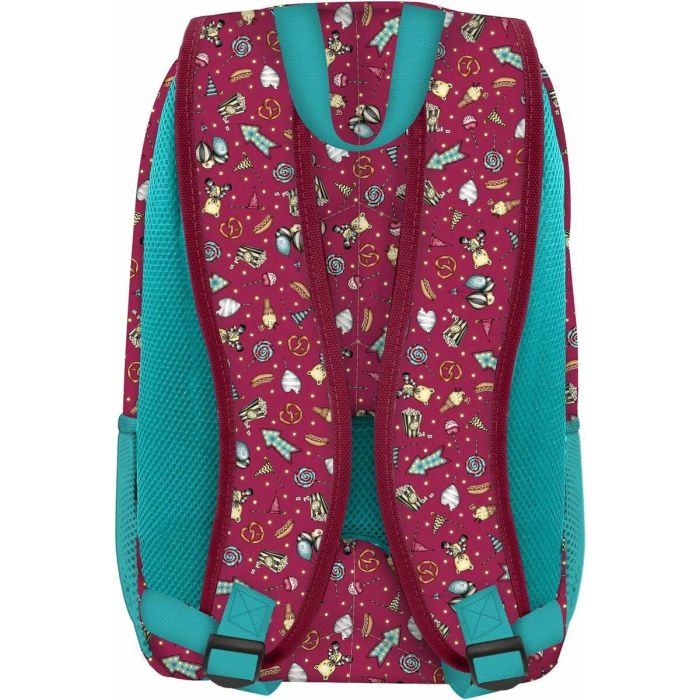 Mochila 3 cremalleras gorjuss™ fairground "fireworks" 29x45x17cm 1 Mochila 3 cremalleras gorjuss™ fairground "fireworks" 29x45x17cm 1