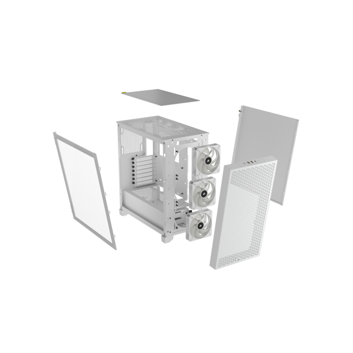 Corsair 3000D Airflow Mid-Tower Cristal Templado Blanca CC-9011252-WW 1 Corsair 3000D Airflow Mid-Tower Cristal Templado Blanca CC-9011252-WW 1