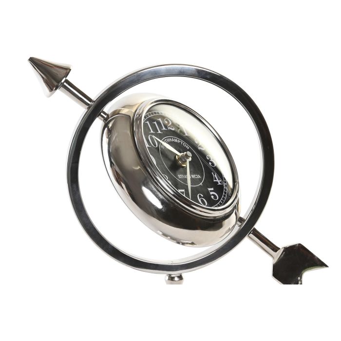 DKD Home Decor Reloj Sobremesa Plateado 23 x 30 x 8 cm 4