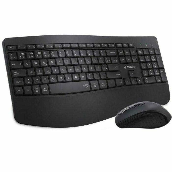 Teclado y Ratón Subblim SUBKBC-DCOPW2 Negro 0 Teclado y Ratón Subblim SUBKBC-DCOPW2 Negro 0