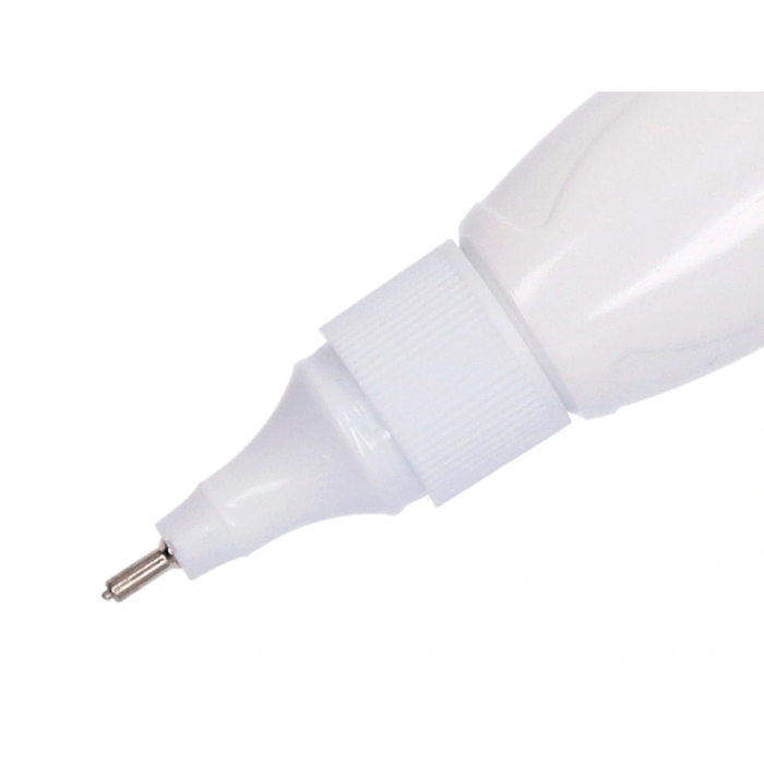 Q-connect Corrector Lápiz Roller Punta Metálica 8 ml Control de Flujo 1