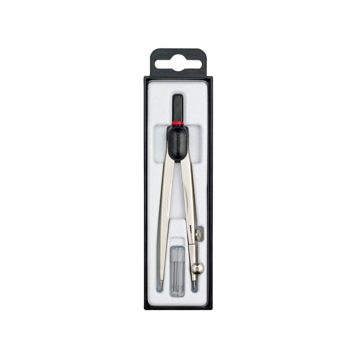 Rotring Compás Compact Universal con Ajuste Rápido, Radio 13 cm, Circunferencia 32 cm, Dimensiones 10x170x45 mm