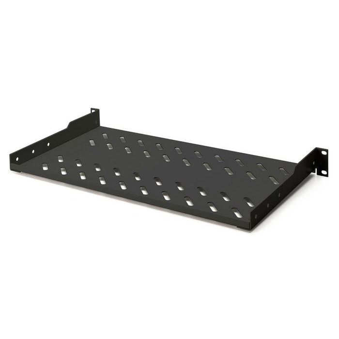 Digitus 1U fixed shelf for racks from 400 mm depth 45x483x250 mm, up to 15 kg, black (RAL 9005) 1 Digitus 1U fixed shelf for racks from 400 mm depth 45x483x250 mm, up to 15 kg, black (RAL 9005) 1