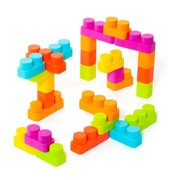 Vagon bloques rosa con 20 piezas 9 Vagon bloques rosa con 20 piezas 9