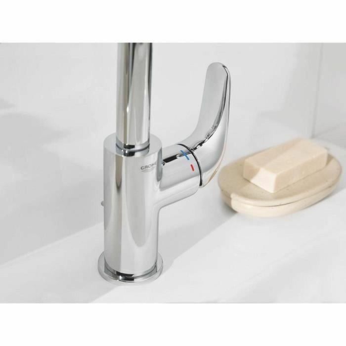 Grohe 24330001 Mezclador Monomando de Lavabo Swift, Acabado Cromo, Talla L, Caño Alto, con Ahorro de Agua 1 Grohe 24330001 Mezclador Monomando de Lavabo Swift, Acabado Cromo, Talla L, Caño Alto, con Ahorro de Agua 1