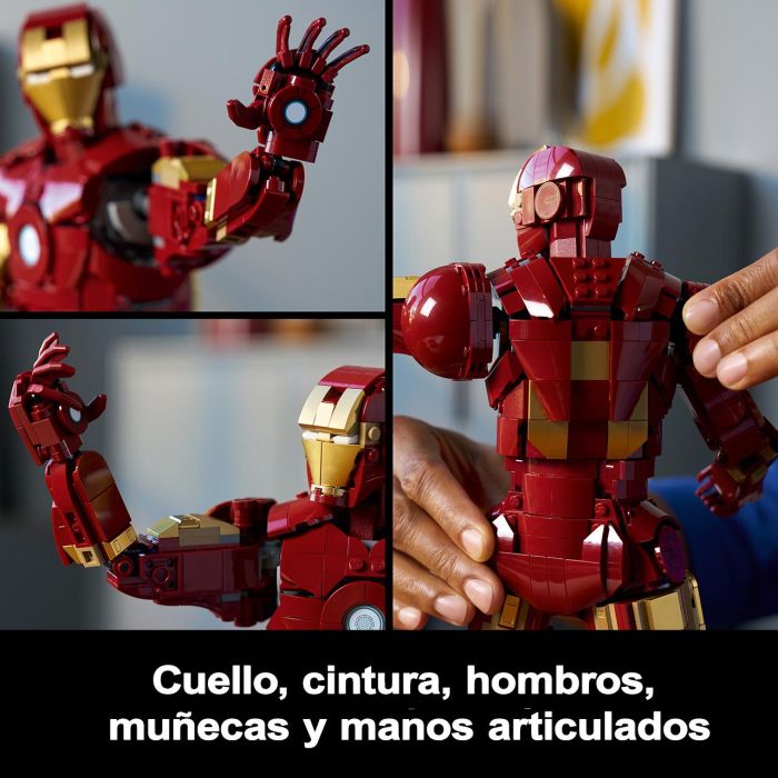 LEGO Marvel Iron Man Mark 3 Edición Coleccionistas 76344 Figura de Construcción con 1297 Piezas 6 LEGO Marvel Iron Man Mark 3 Edición Coleccionistas 76344 Figura de Construcción con 1297 Piezas 6