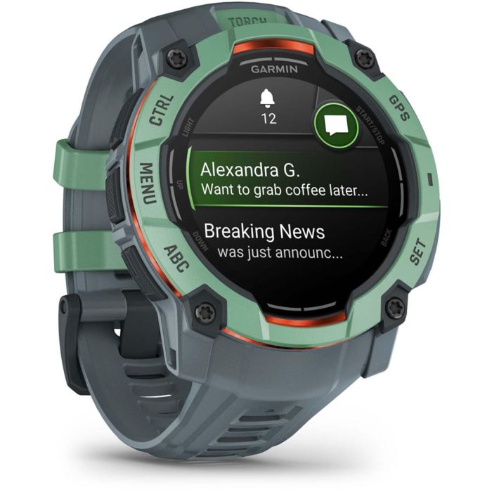 Garmin Instinct 3 AMOLED (50mm) Twilight/Neo Tropic Reloj GPS Multideporte