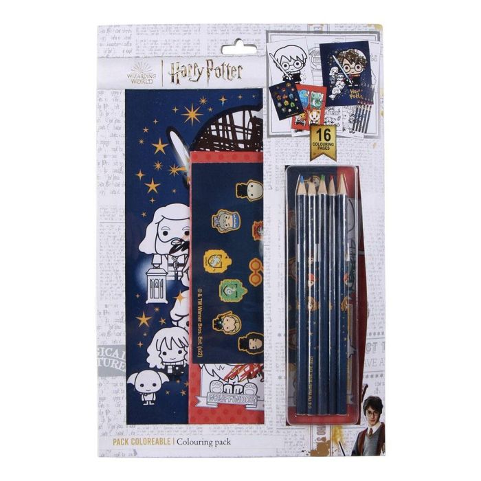 Set papelería coloreable harry potter 3 Set papelería coloreable harry potter 3