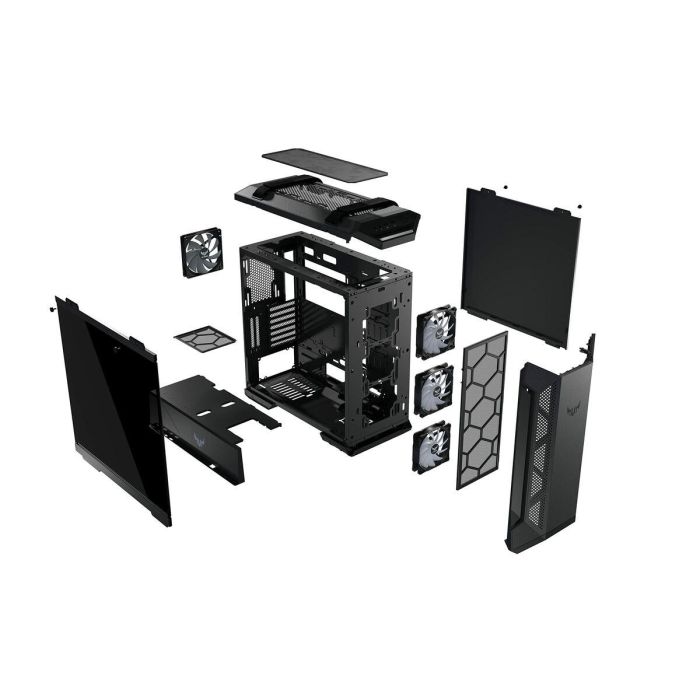 ASUS TUF Gaming GT501 5BT-ASU-GT501 - Caja Torre Mediana PC ATX con 4 Puertos USB (2.0/3.0), Entrada Micro y Salida Auriculares 2 ASUS TUF Gaming GT501 5BT-ASU-GT501 - Caja Torre Mediana PC ATX con 4 Puertos USB (2.0/3.0), Entrada Micro y Salida Auriculares 2