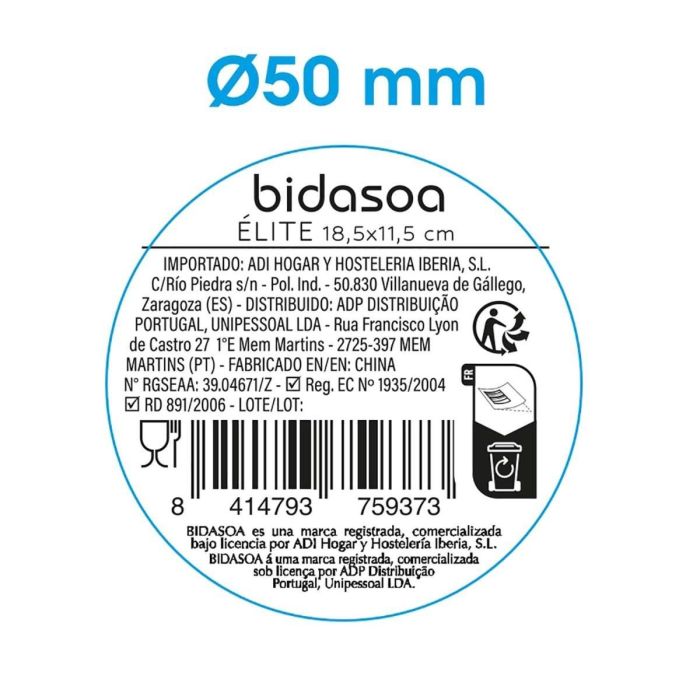Bandeja Porcelana Alumina Elite Bidasoa 18,5x11,5 cm 5 Bandeja Porcelana Alumina Elite Bidasoa 18,5x11,5 cm 5