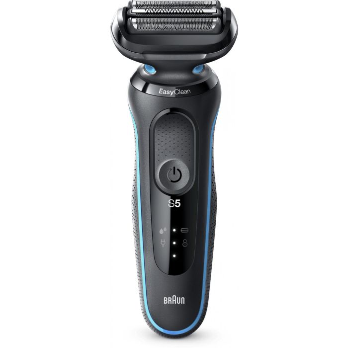 Braun 50-M1000s Máquina de Afeitar Láminas Series 5 Wet&Dry, Lavable, Batería Litio 50 min, Negro/Azul 1 Braun 50-M1000s Máquina de Afeitar Láminas Series 5 Wet&Dry, Lavable, Batería Litio 50 min, Negro/Azul 1
