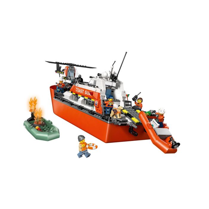 LEGO City Barco y Helicóptero de Guardacostas 60504, Juguete de Construcción con 742 Piezas para Niños +7 Años 3 LEGO City Barco y Helicóptero de Guardacostas 60504, Juguete de Construcción con 742 Piezas para Niños +7 Años 3