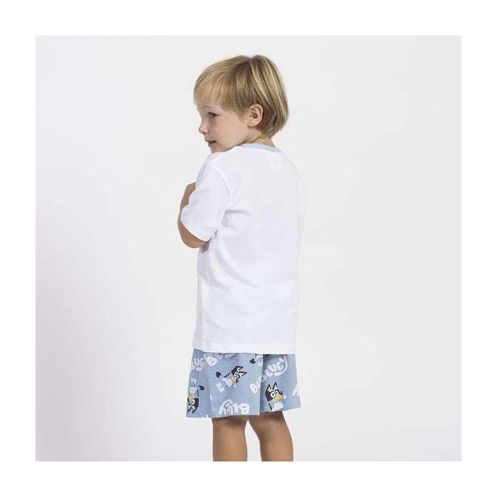 Cerdá Pijama Corto Single Jersey Bluey 2 Años Blanco 4 Cerdá Pijama Corto Single Jersey Bluey 2 Años Blanco 4