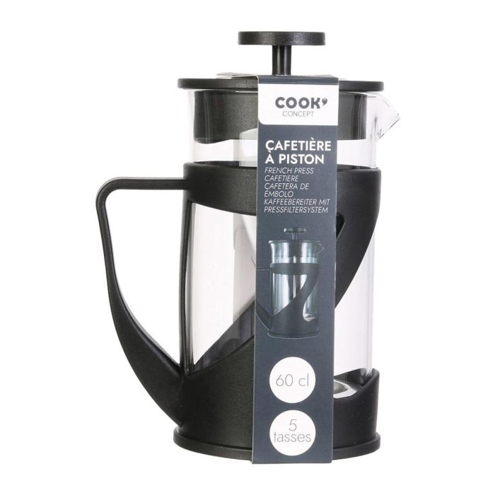 Cafetera Émbolo 600 Ml 5 Tazas Cook Concept