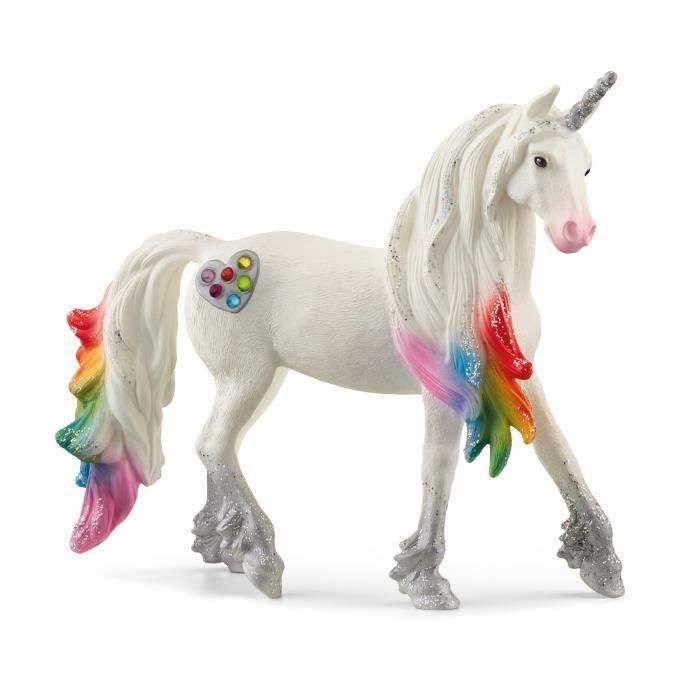 SCHLEICH - Unicornio arcoíris, macho - 70725