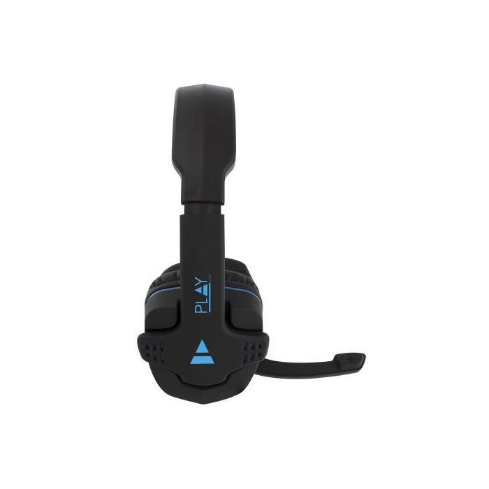 Ewent PL3320 Auriculares Gaming Diadema Alámbricos Over-Ear con Micrófono Boom Negro, 2 Conectores 3.5mm, Cable 1.5m 1