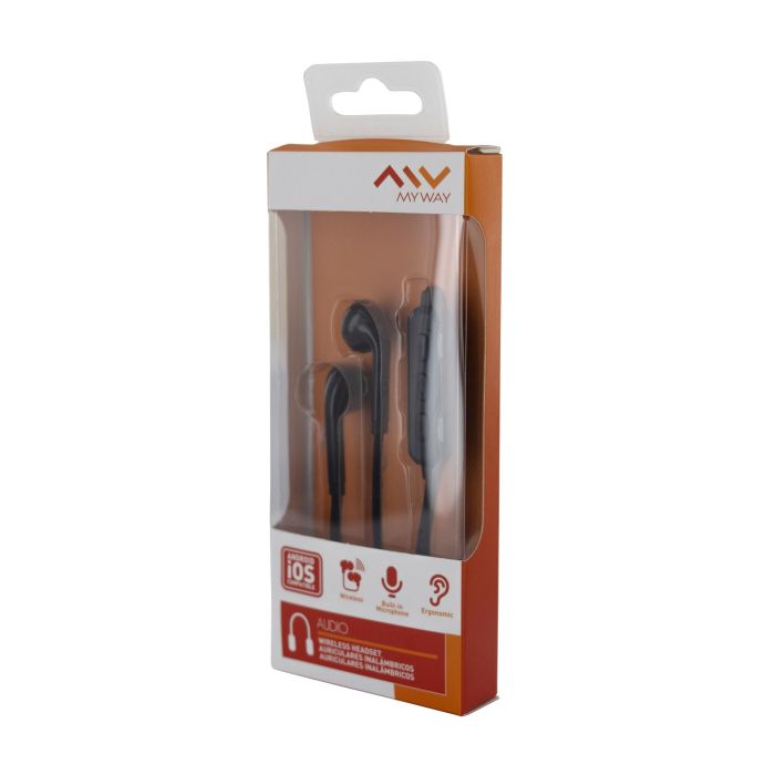 Auriculares Myway Mwhph0022 Inalambrico Negro 1