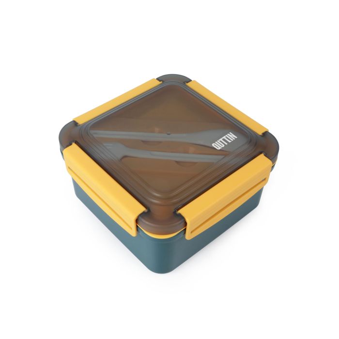 Quttin Fiambrera Ss para Microondas de 1500 ml, Recipiente de Almacenamiento de Alimentos 18 x 10 x 18 cm (6 Unidades) 5