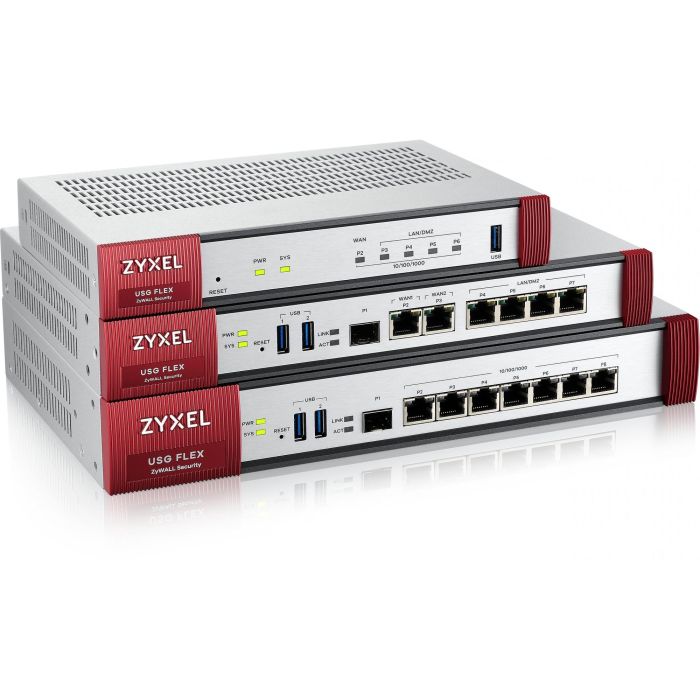 Zyxel USG FLEX 100 ZYWALL Firewall Nebula - 4xLAN 1Gbit/s + 1xWAN 1Gbit/s, IPSec/SSL/TLS, Rendimiento 0.9 Gbit/s 3 Zyxel USG FLEX 100 ZYWALL Firewall Nebula - 4xLAN 1Gbit/s + 1xWAN 1Gbit/s, IPSec/SSL/TLS, Rendimiento 0.9 Gbit/s 3
