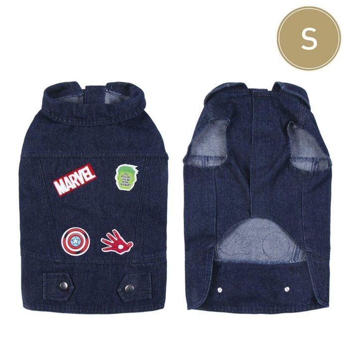 Chaqueta para Perro Marvel Azul S 8 Chaqueta para Perro Marvel Azul S 8