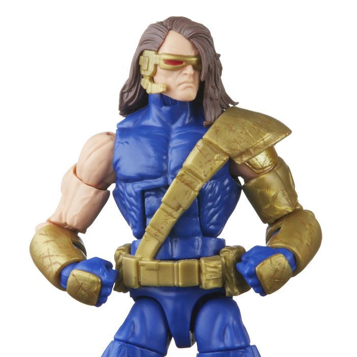 Hasbro Marvel Legends X-Men Figura de Cyclops de 15 cm Edición Era de Apocalipsis, PVC Articulada, Incluye Piezas de Colossus 3