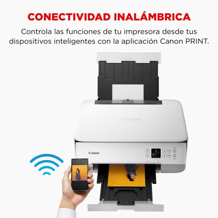 Canon 4462C106 Impresora Multifunción Fotográfica PIXMA TS5351i Inyección Tinta Color WiFi Dúplex 3 en 1 Blanca 4 Canon 4462C106 Impresora Multifunción Fotográfica PIXMA TS5351i Inyección Tinta Color WiFi Dúplex 3 en 1 Blanca 4