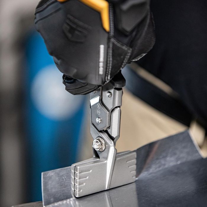 Toughbuilt TB-H4-61-S3 Tijera Plegar Chapa Seamer 76 mm / 3" Mordaza Acero Inoxidable Ergonómica 4