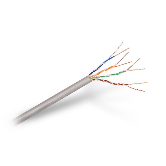Aisens Bobina de Cable de Red RJ45 Cat.5E UTP Rígido AWG24 Gris 305m