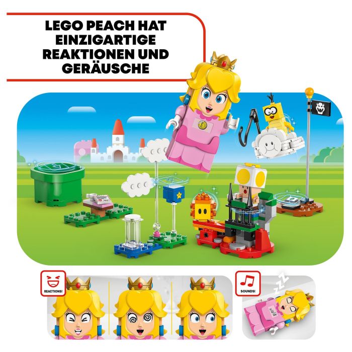 Lego Super Mario 71441 Las Aventuras de Peach Juguete Interactivo
