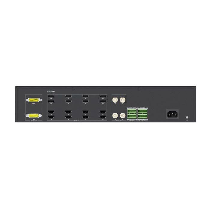 Hikvision Decodificador IP hasta 128 canales máx. 24MP, 16 salidas HDMI 4K, 8 salidas BNC. Audio, alarmas 2