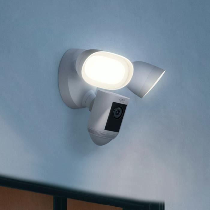 Cámara de vigilancia - RING - Spotlight Pro Plug-in - Blanca - UE 4 Cámara de vigilancia - RING - Spotlight Pro Plug-in - Blanca - UE 4